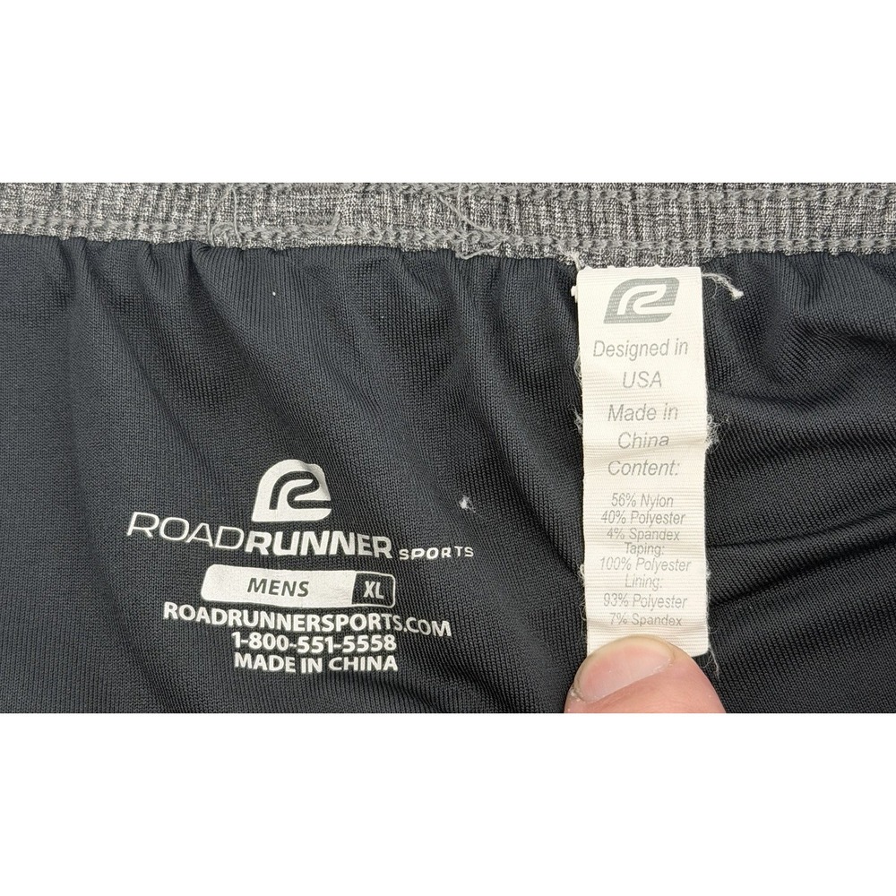 Road Runner Mens Grey Shorts XL inseam 9" - Picture 3 of 4